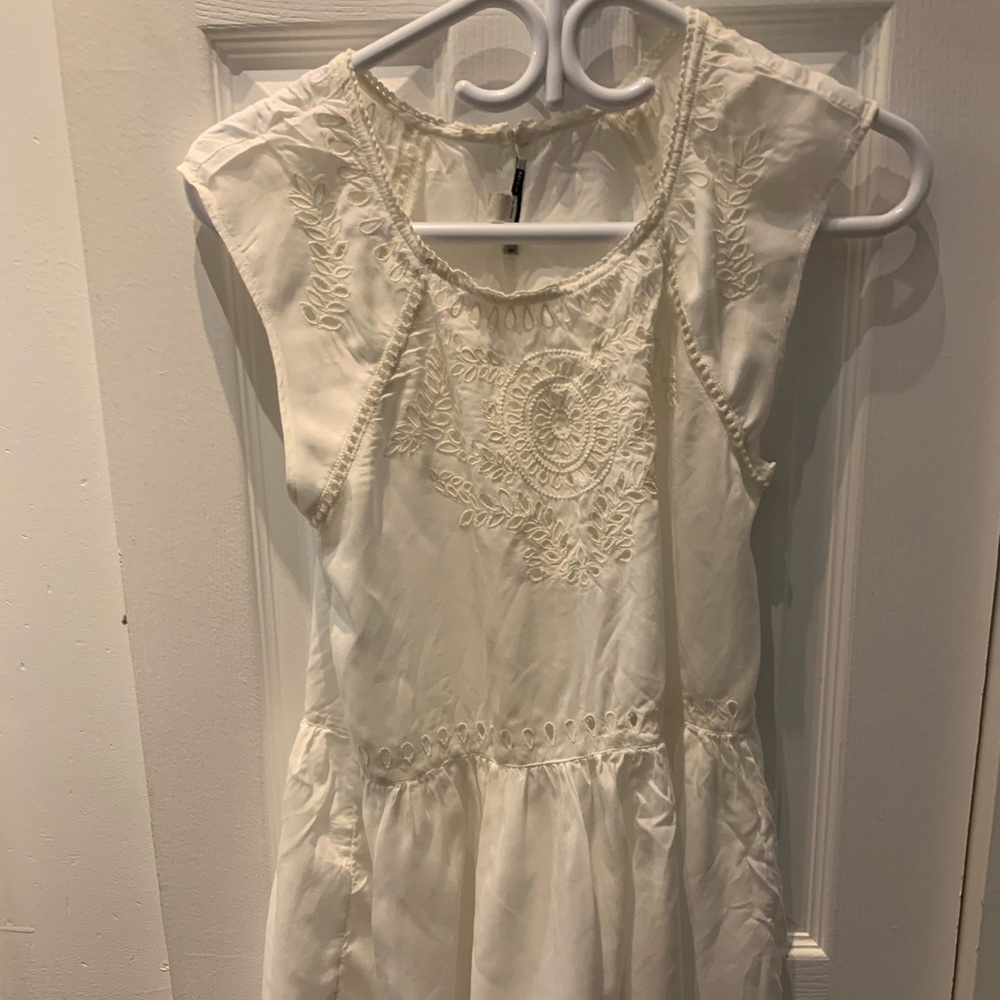 America eagle summer white dress